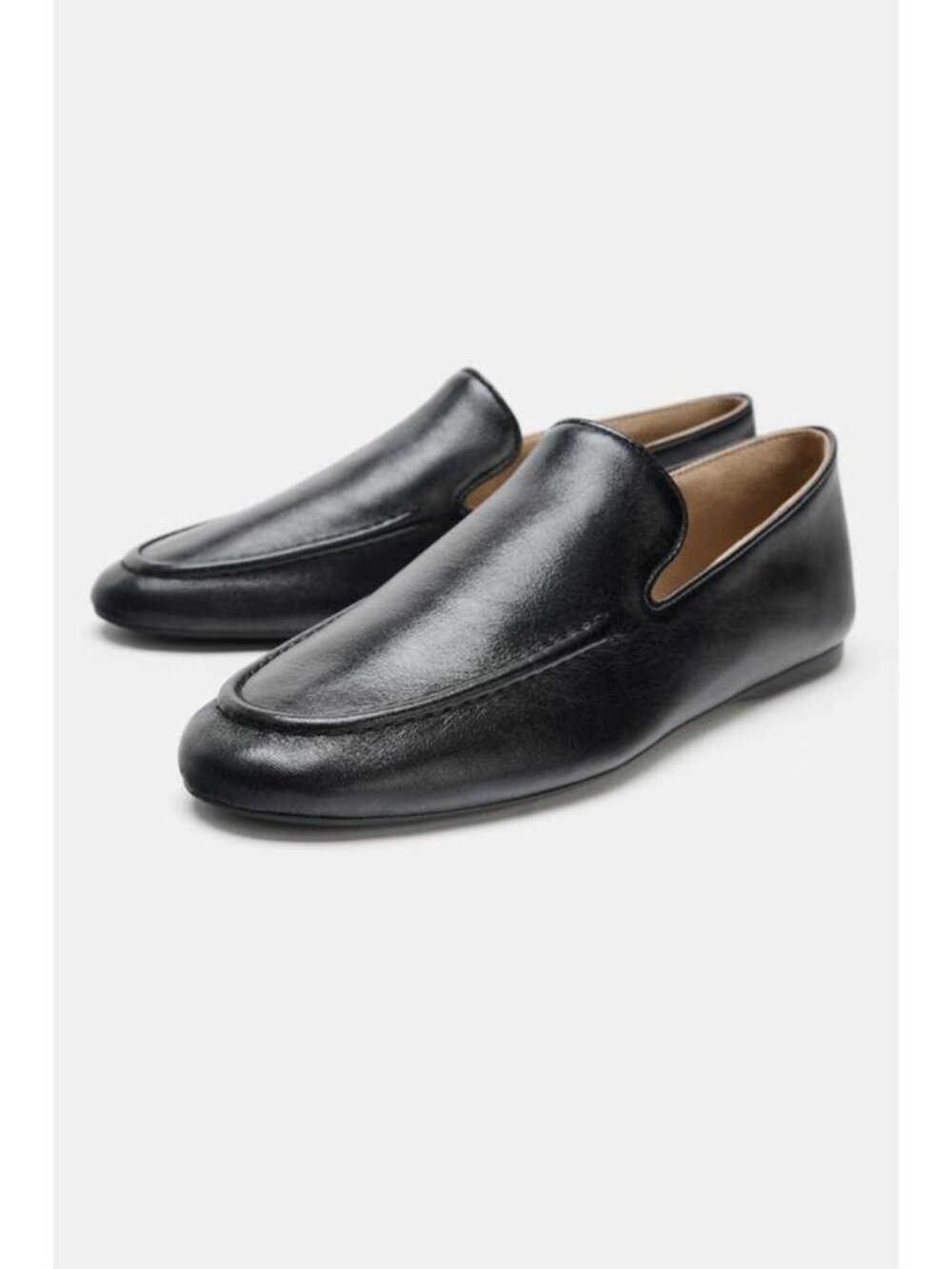 ZARA LEATHER FLAT SHOES 1512/810/800